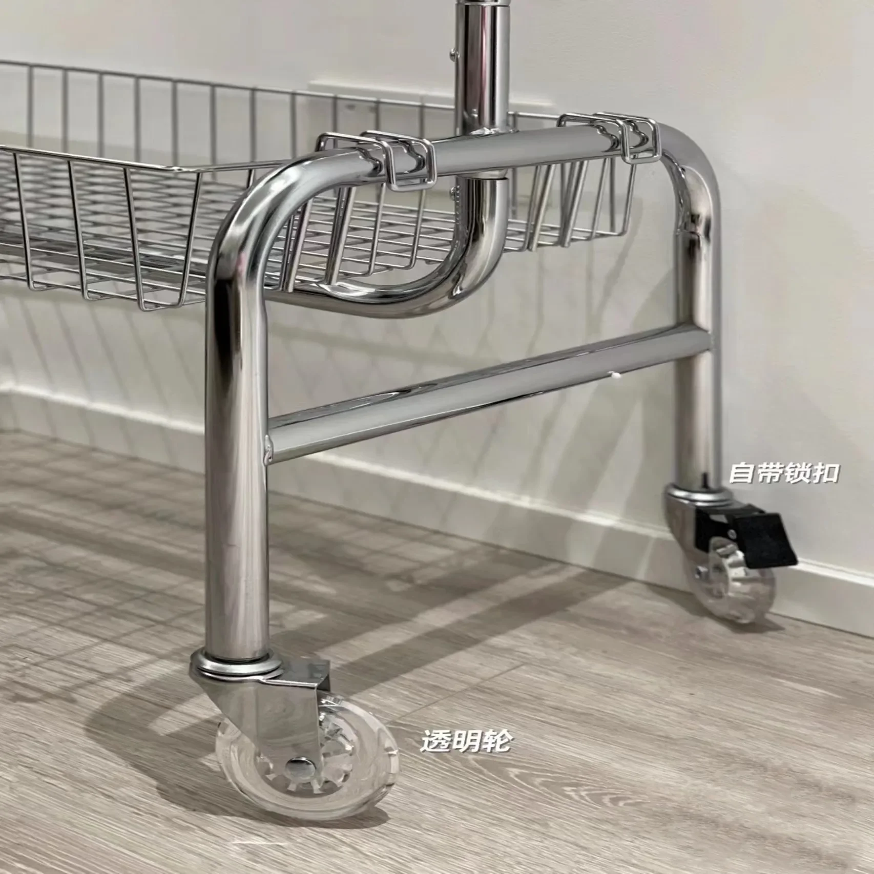 Clothes hanger on the floor, bedroom hanging  hanger, movable corner  rack, clothing store display rack, storage