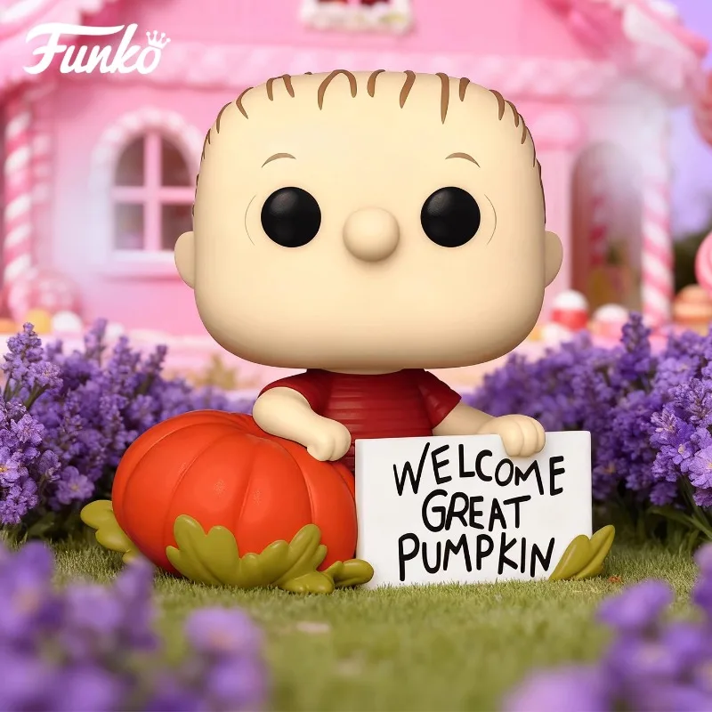 

FUNKO POP 《Peanuts: Linus Van Pelt (Великая тыква)》Аниме Экшн Настольное украшение Орнамент Модель Игрушки Коллекционная модель