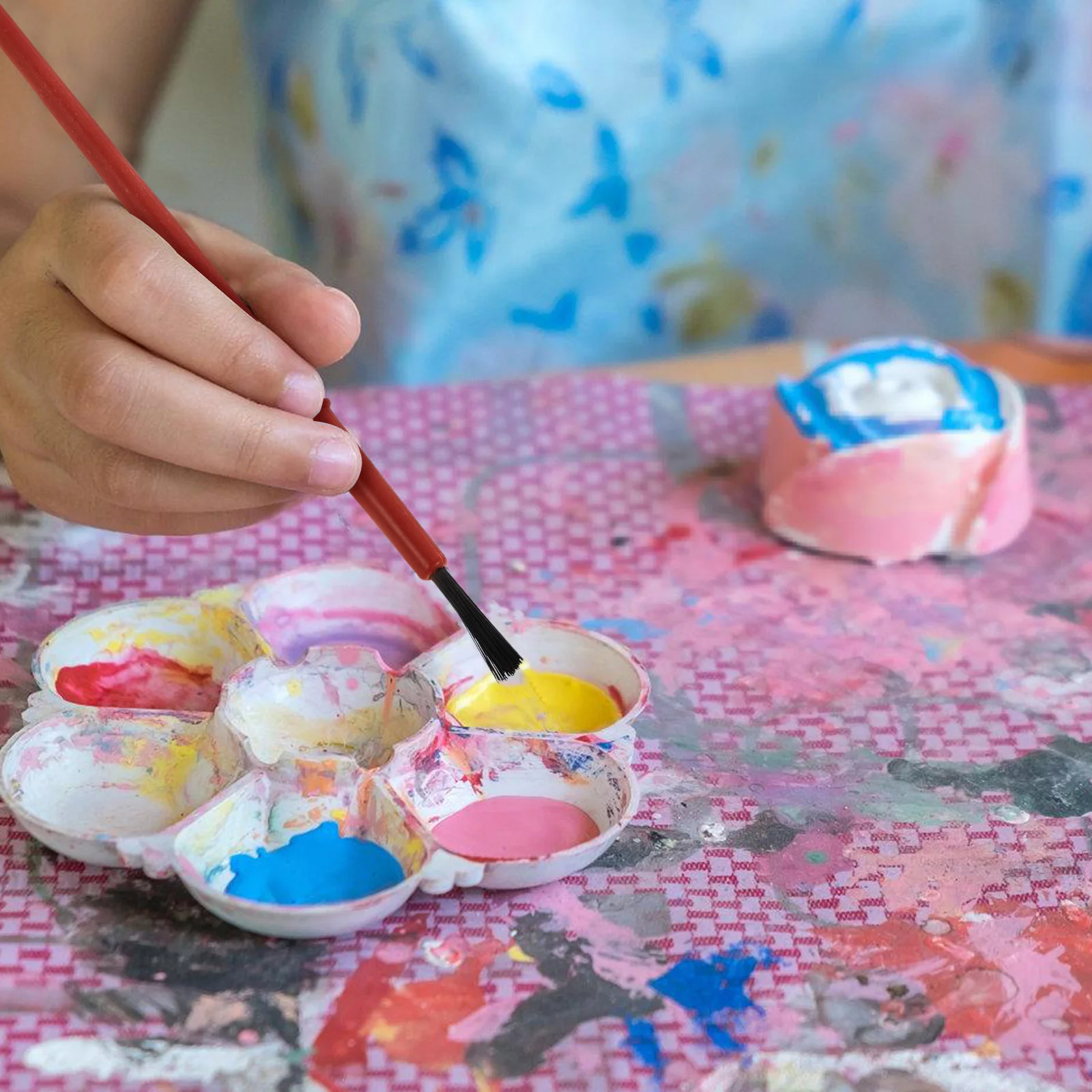 

100Pcs Paint Brushes Small Painting Brush Kit Oil Acrylic Watercolor Art Supplies for Artists Paint Brushes for Acrylic Painting