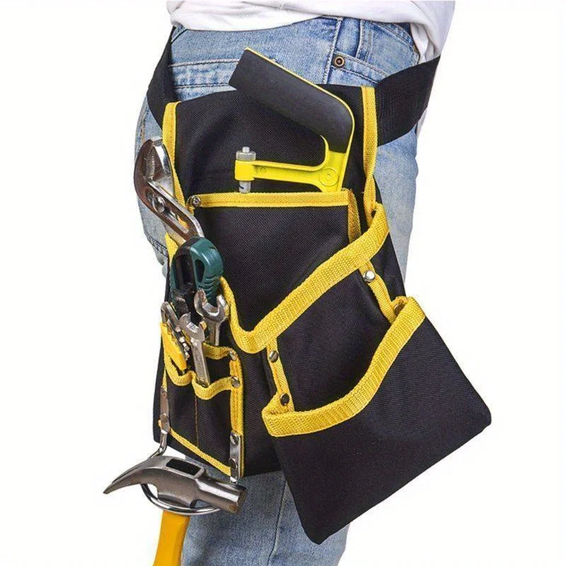 Tool Waist Belt Bag Oxford Cloth Tool Multifunctional Electrician Tools Bag Waist Pouch Belt Detachable Tool Bags