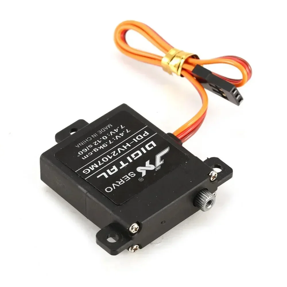 JX 7.9KG Mini Digital Servo PDI-HV2107MG Steering Standard Metal Gear Motor 6~7.4 V for RC Fixed Wing Airplane Toy Model Parts