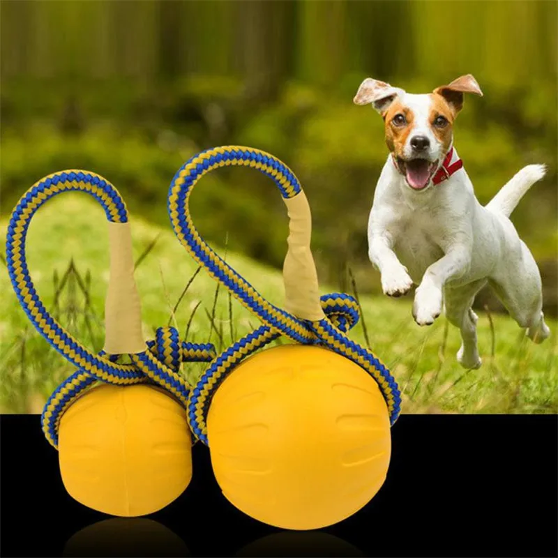 7/9cm Indestructible Solid Rubber Ball Pet Dog Training Chew Play Fetch Bite Toy Dog Toys for Small Medium Large Dog Interactive