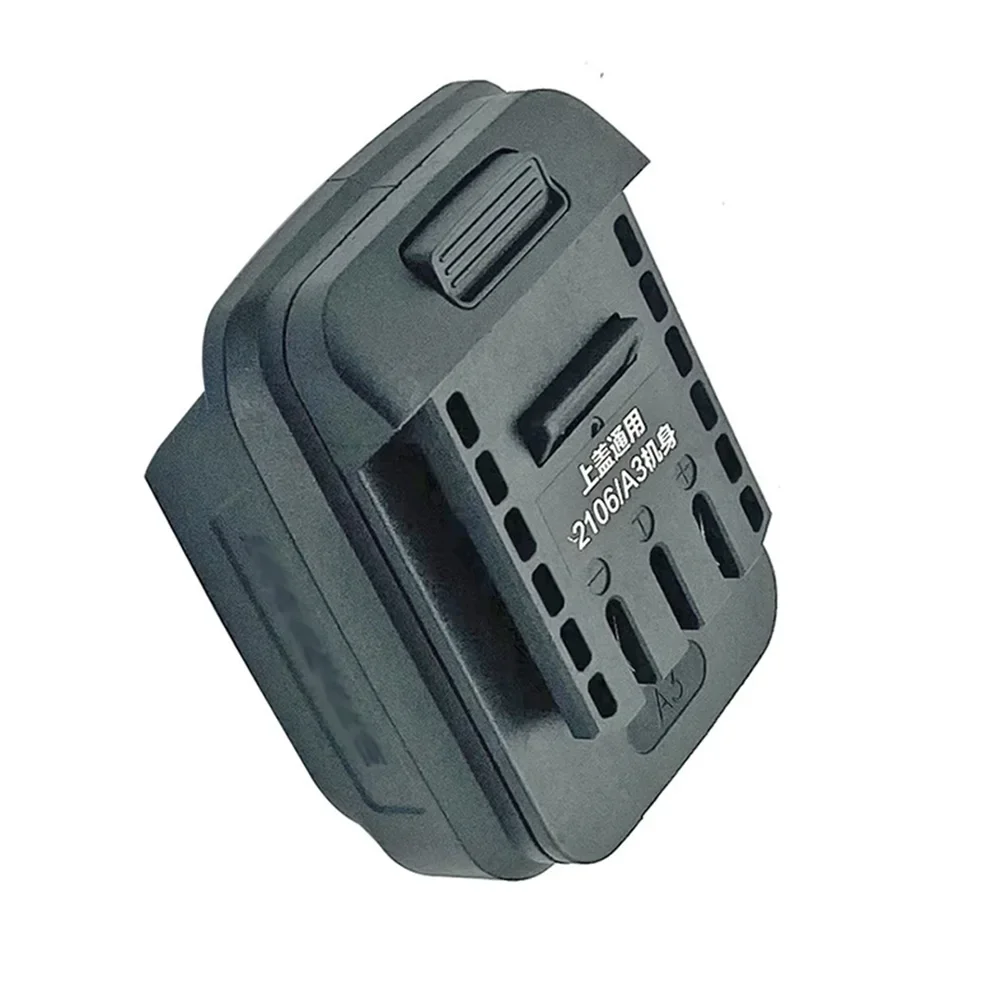 Installazione semplice Pratico connettore adattatore batteria Applicazioni ad alta potenza Batteria agli ioni di litio in plastica da 18 V Nera