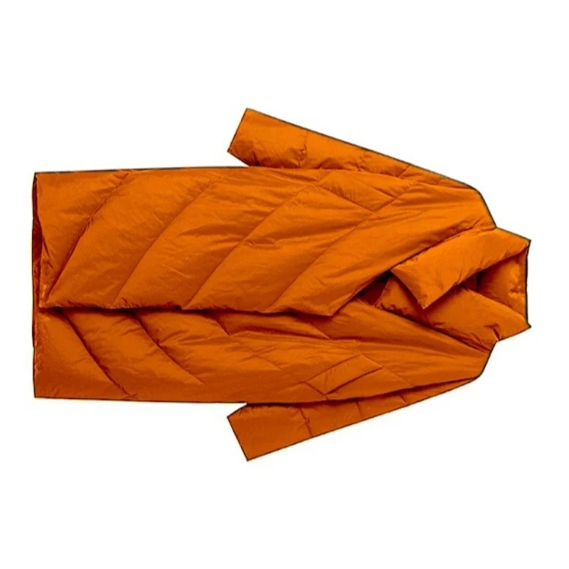 

Luxury Design Women's Clothing White Duck Down Long Puffer Jacket Women's Warm Winter Windproof Coat Canadian Down Snow Suit