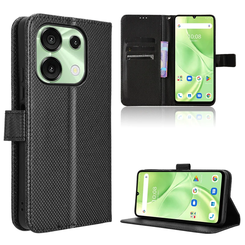 

For Umidigi G9T Diamond Wallet Case Anti drop Stand Protection Case for Umidigi G9C G9A Phone Case