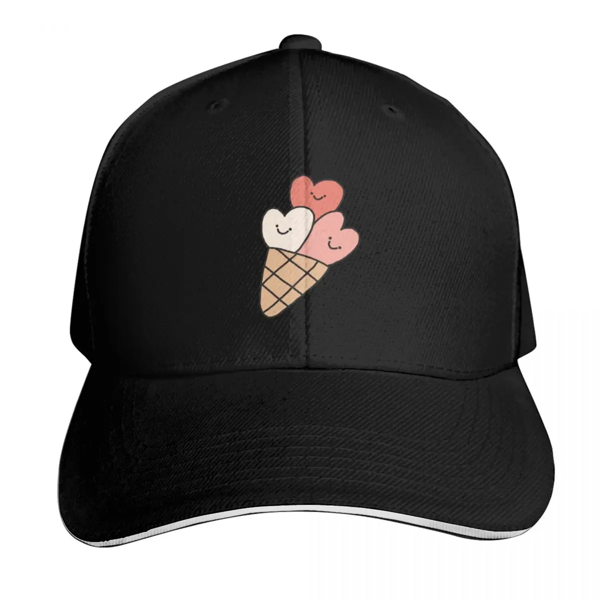 Ice-cream in Love Baseball Cap New In The Hat Cosplay New In Hat party Hat Caps Male Women's