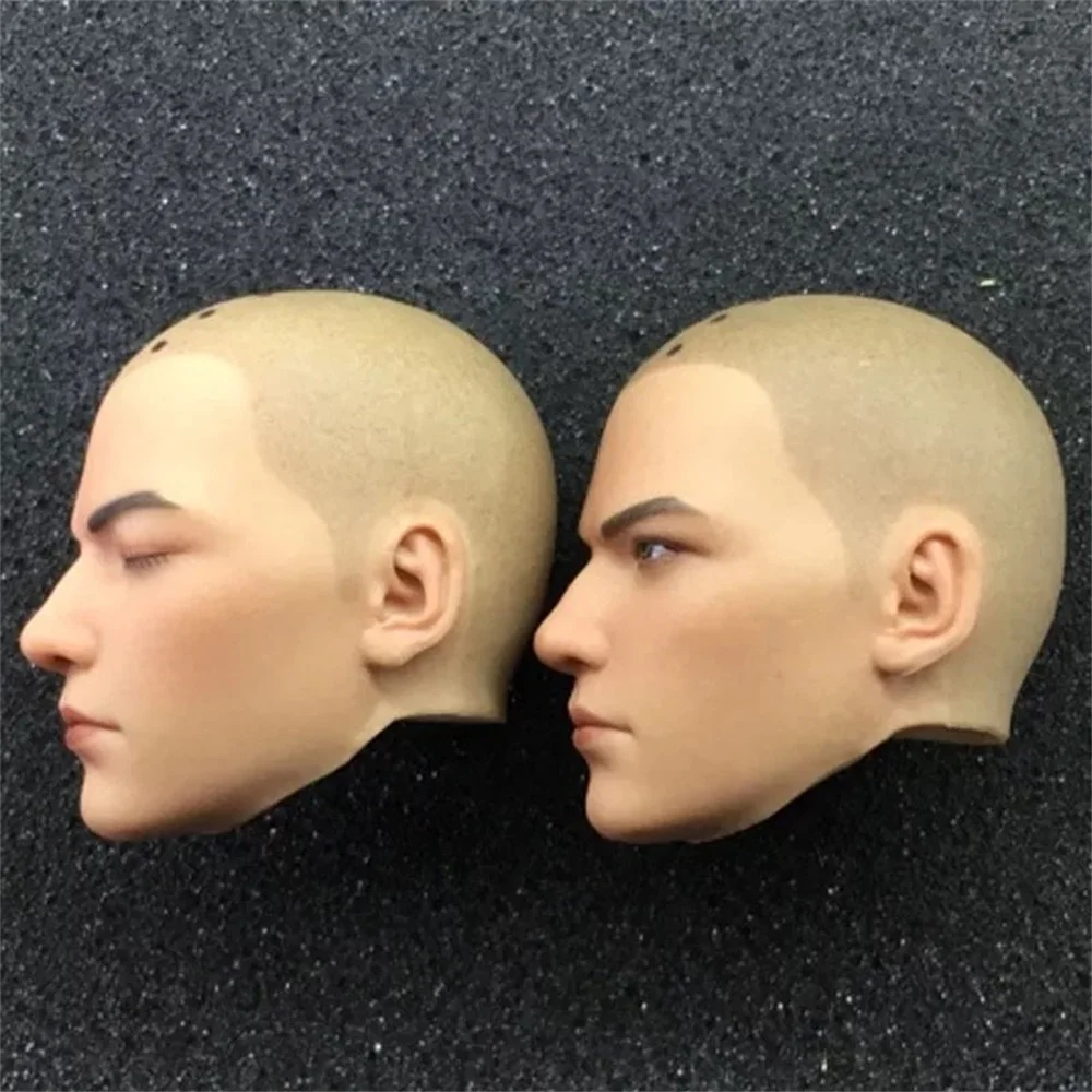 1/6 Monk Holy Man Head Sculpt Male Head Sculpt Closed Open Eye Version Male Carving Fit 12'' Action Figure  Soldier  toys