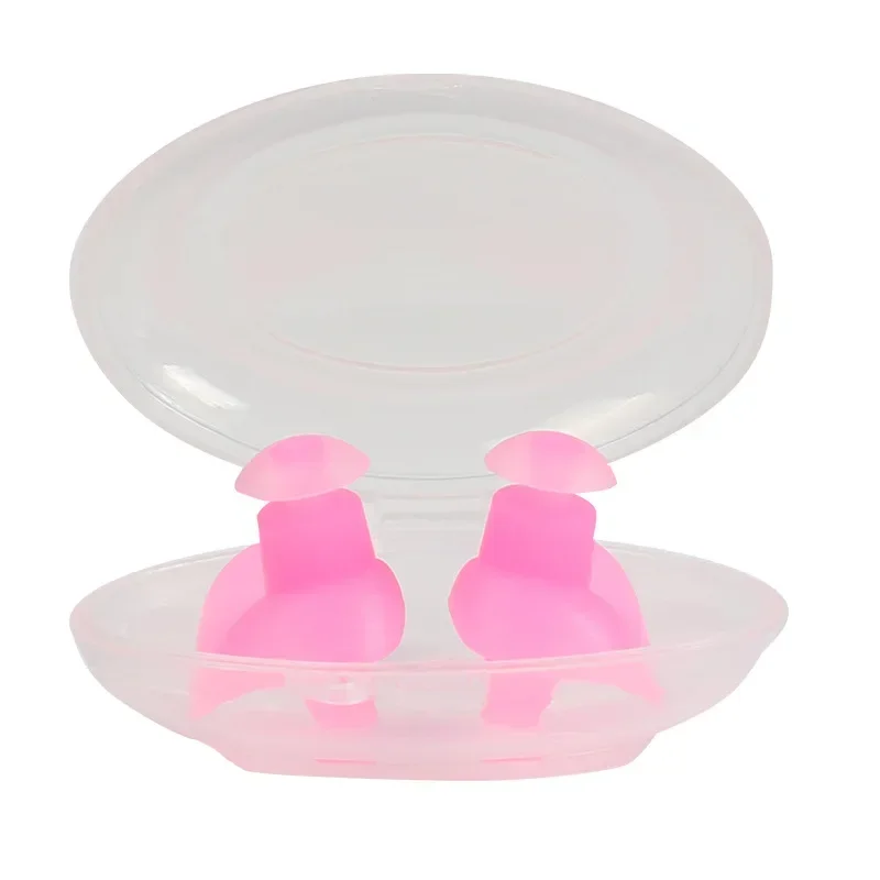 Silicone Waterproof Ear Plugs Swimming Earplugs Diving Surf Water Sport Swim Anti Noise Dustproof Plug