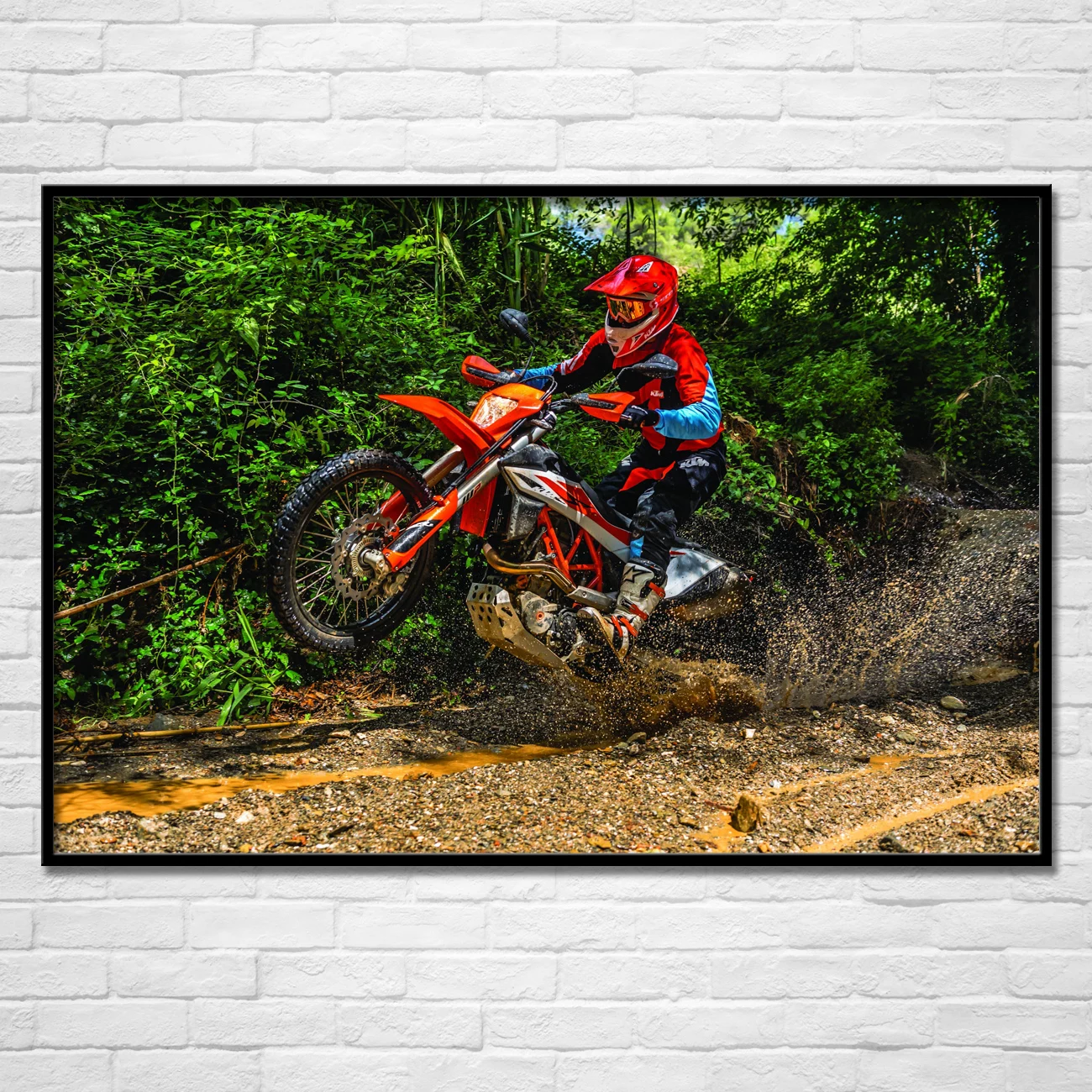 Modern Wall Art Canvas Paintings 690 Enduro R Motocross Dirt Jump Motorcycle Picture HD Print Posters For Living Room Decor