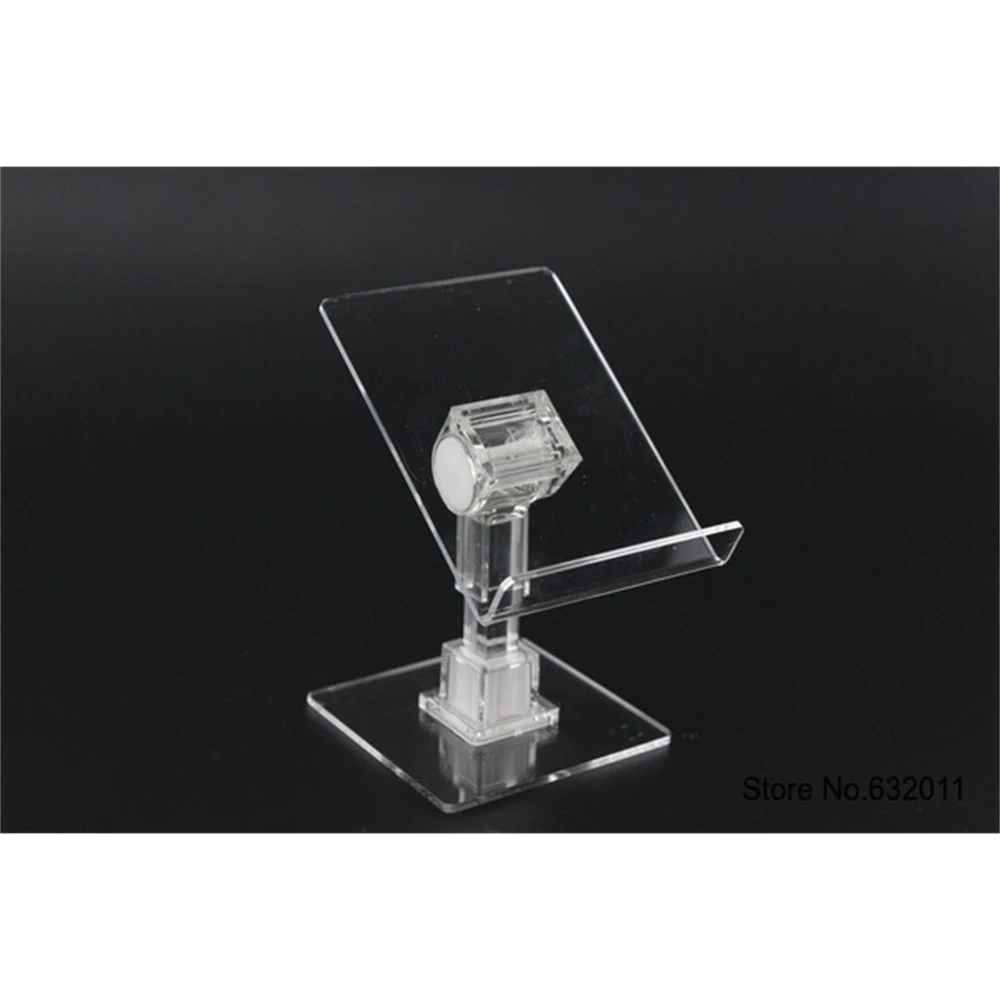 

47x63mm Acrylic Digital Product Commodity Frame Phone Holder Tray Angle Can Rotation Storage Rack