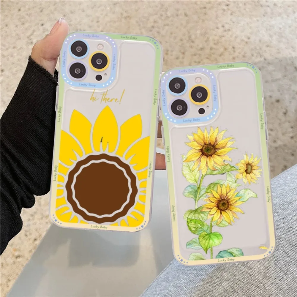 Sunflower Phone Case For Samsung A 10 20 30 70 13 21 32 72 22 51 52 53 71 73 32 4g 32 5g Fundas