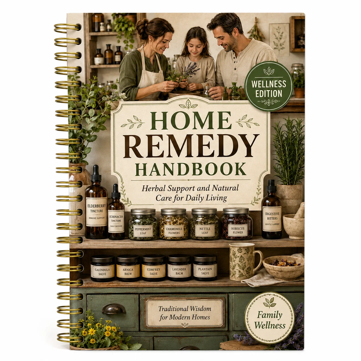 Manual de Remedios Caseros, Cu - Herbal Wellness Guide reseña y precio