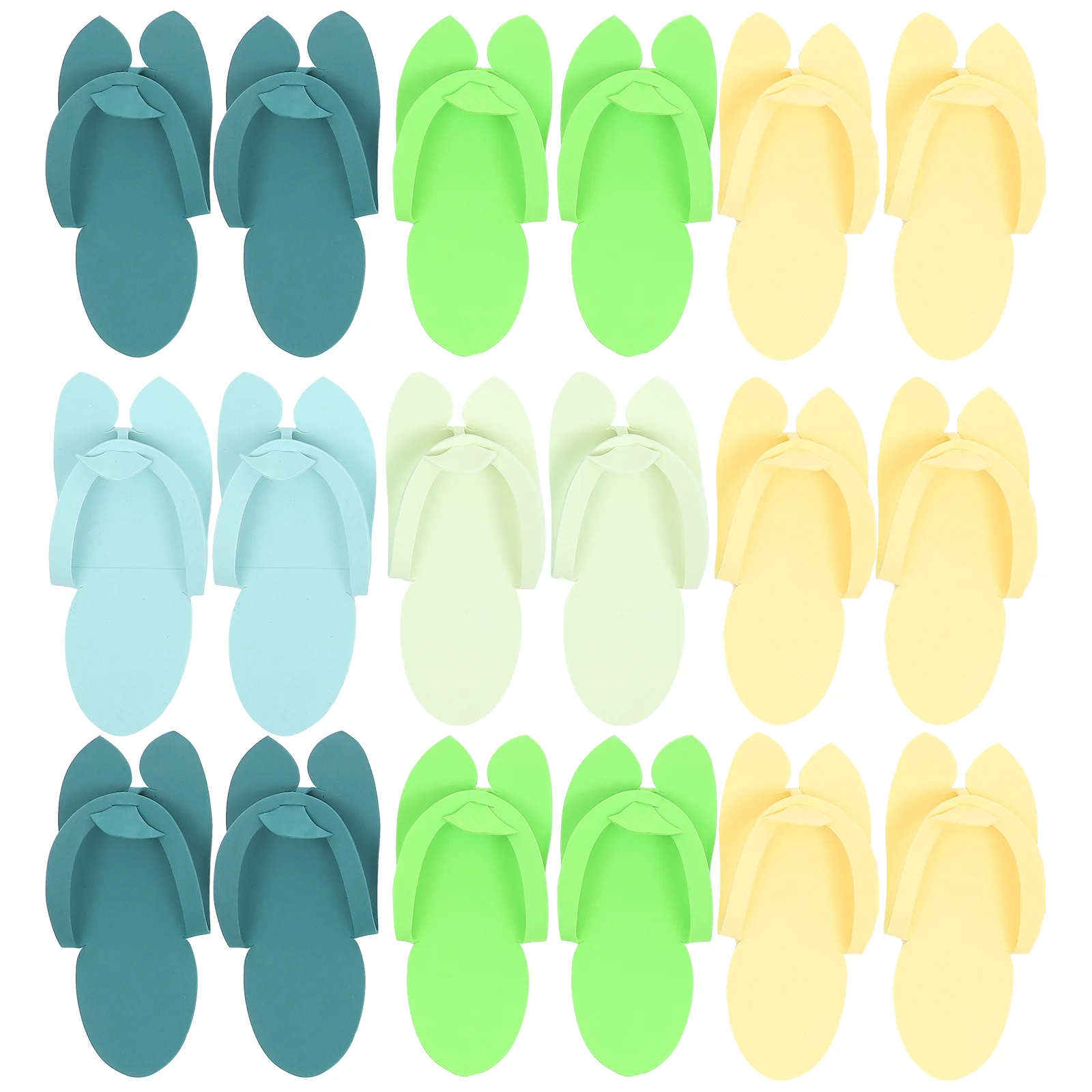 12 Paar Schaum Hausschuhe Herren Sand Home Beach Flip-Flops für auf Hotel Hochzeit Bulk