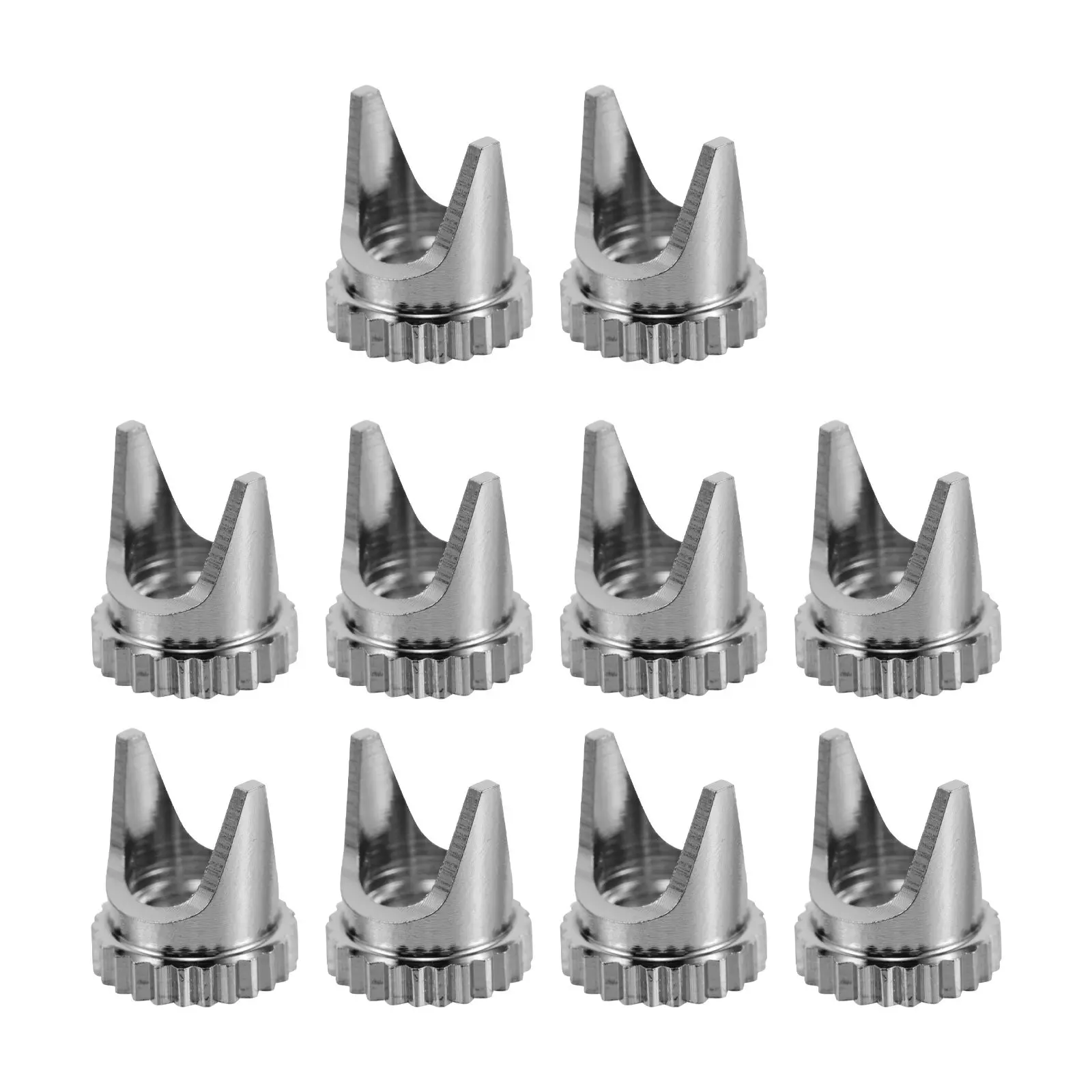 10Pcs Airbrush Nozzle Caps Precision Spray Protective Covers Spray Paint Nozzle Dust Protector Fast Release Suitable for Car