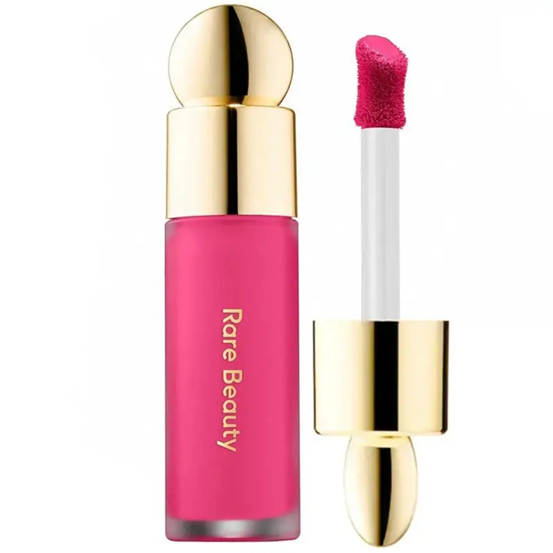 Zeldzame Beauty Lipstick Blush Cream Ogen Vloeibare Blush Waterproof Vochtgevende Gezichtscontour Schaduw Blusher Vloeibare blusher Volle Make-up