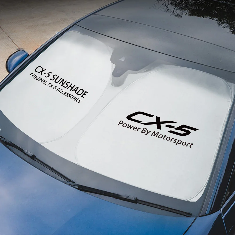 Car Windshield Sunshade Windscreen Anti UV Cover Protector Interior Accessories For Mazda CX5 CX-5 KE KF AWD Skyactiv CX 5 SUV