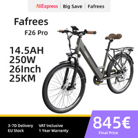 Fafrees F26 Pro eu uk Warehouse Electric Bike High Quality 36V 250W 1000W 10AH Fat Tire Electric Urban Leisure Electric Bicycle