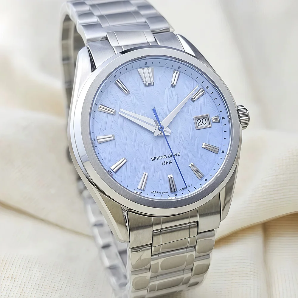 ساعة ميكانيكية GS 39.5 ملم مناسبة لحركات NH35/NH36 33.5 ملم ملحقات تركيب القرص