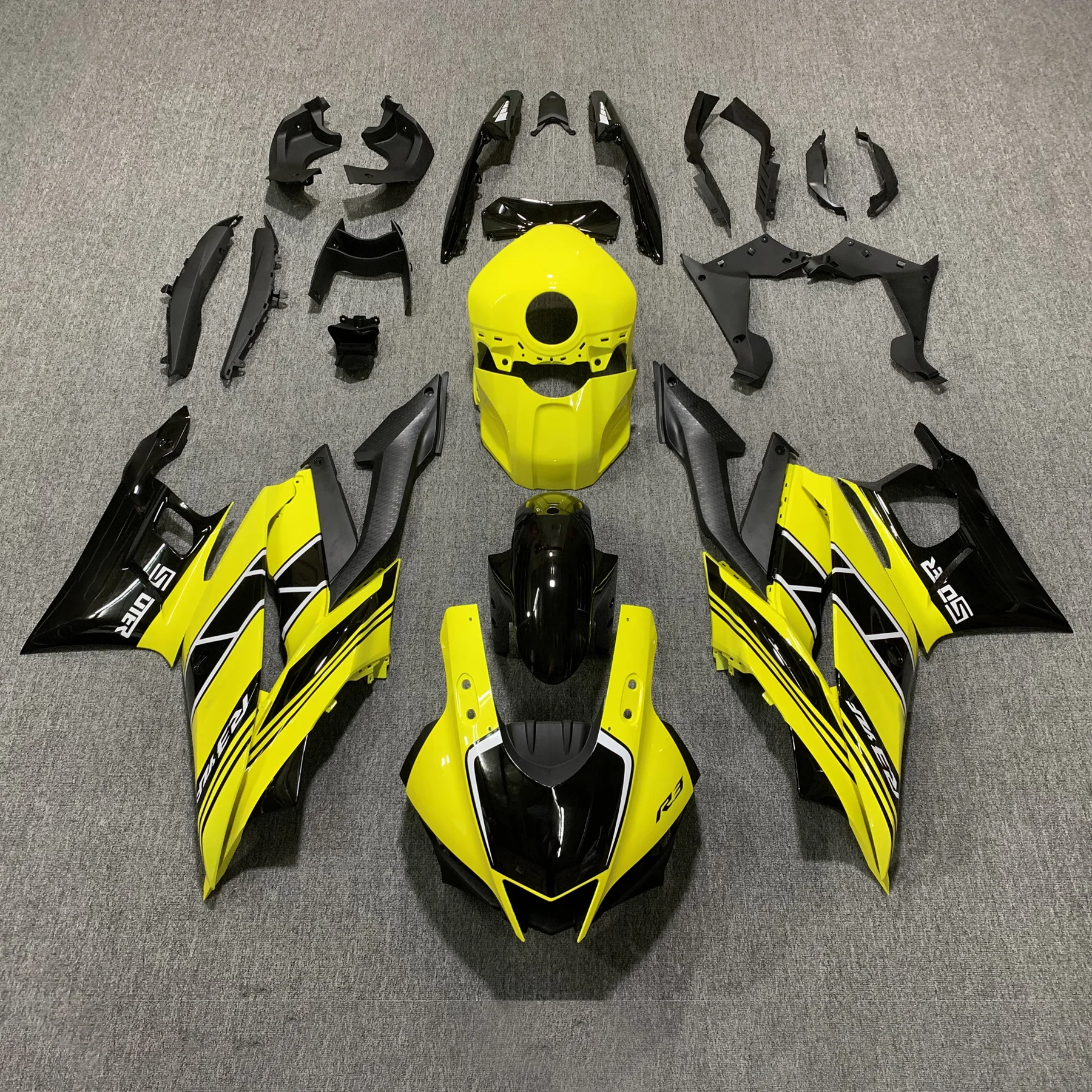 

Комплект обтекателя кузова для Yamaha YZF-R3 2024 2019-2023, комплект обтекателя, полный комплект обтекателя, обтекатель кузова, аксессуар из АБС-пластика