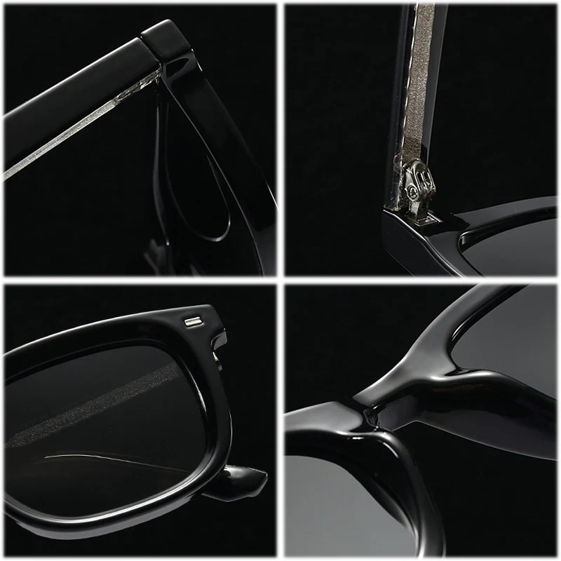 SHAUNA ريترو ساحة المسامير الاستقطاب النساء النظارات الشمسية موضة الأزرق الأخضر تتجه الرجال في الهواء الطلق ظلال UV400 نظارات شمسية #6