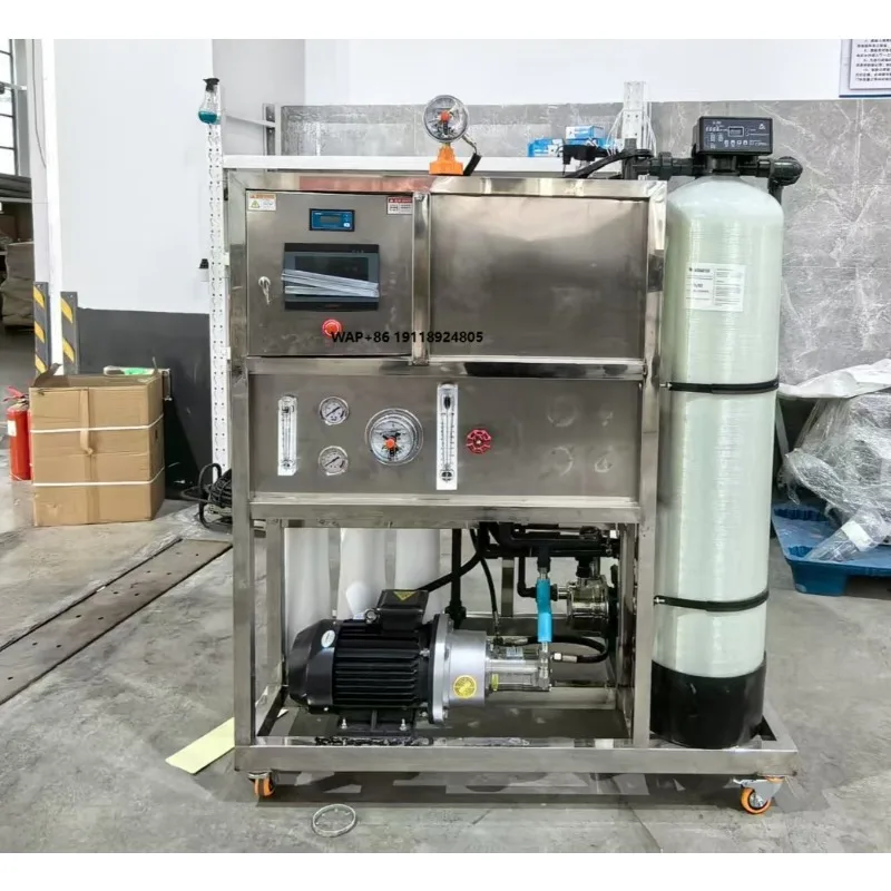 500LPH Small Seawater Desalination System Boat Island Watermaker RO Prefliter