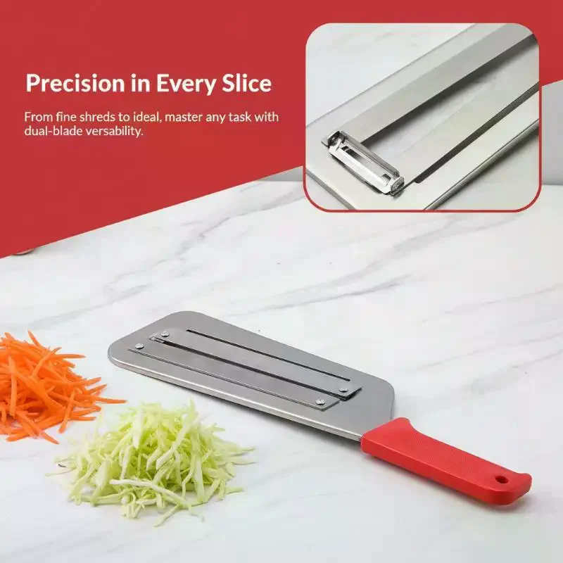 Stainless Steel Cabbage Slicer with Handle for Quick Meal Prep Multi-functional for Office and Home Kitchen Use