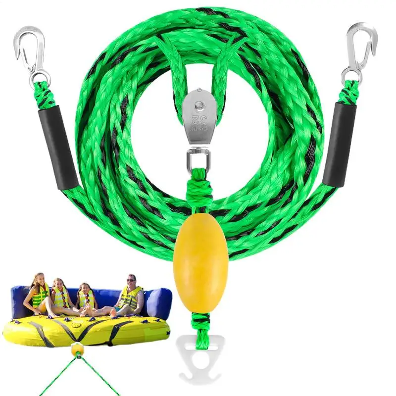 

Boat Tow Harness Tubing Harness Heavy Duty With Quick Connector High Strength Towing Tube Water Sport Towable Connector For