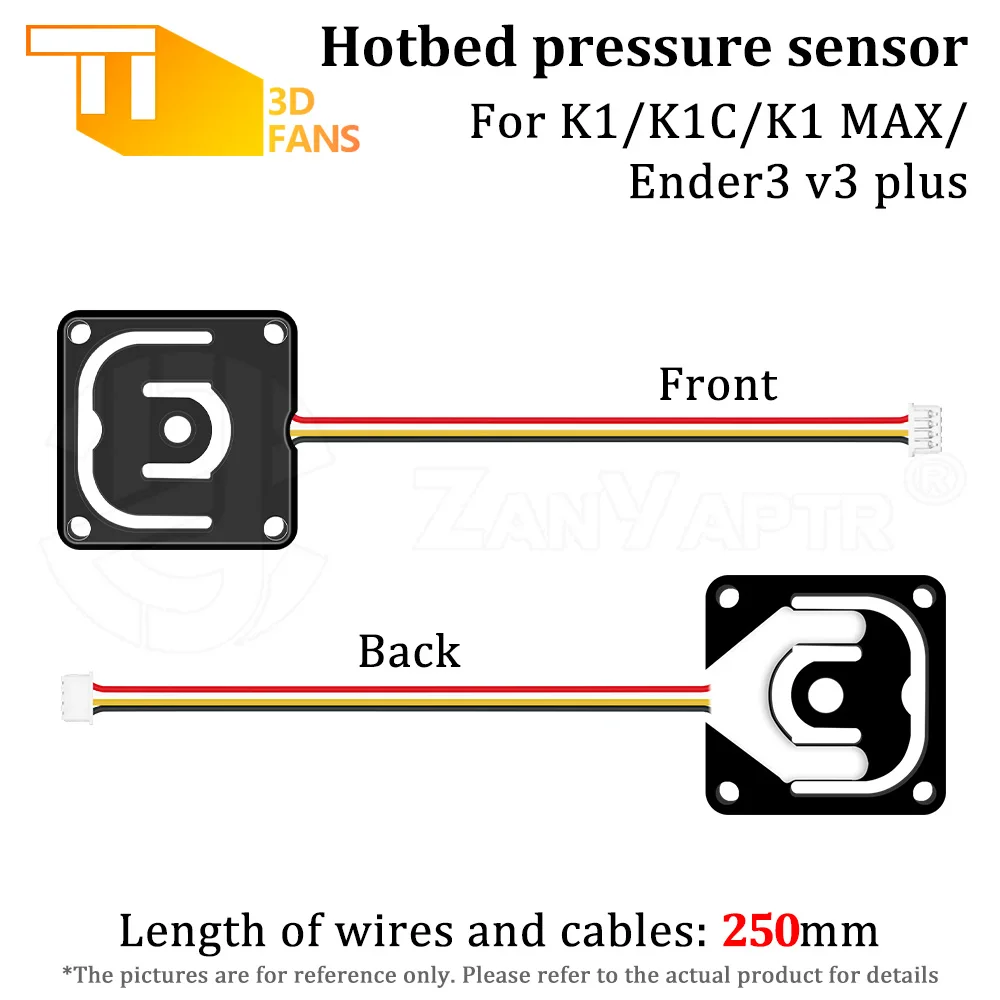 

For K1/K1C/K1 MAX/Ender 3 V3 Plus micro hotbed Pressure Sensors Strain Gauge 34x34mm 3D printer accessories