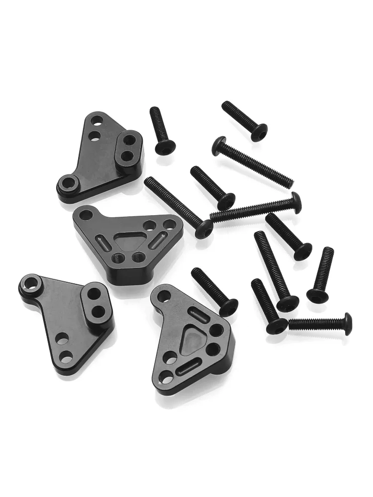 RC Crawler Car Upgrade Parts Front & Rear Heighten Shock Mount 4Pcs for Traxxas Maxx WideMaxx Small X 1/10 RC Car