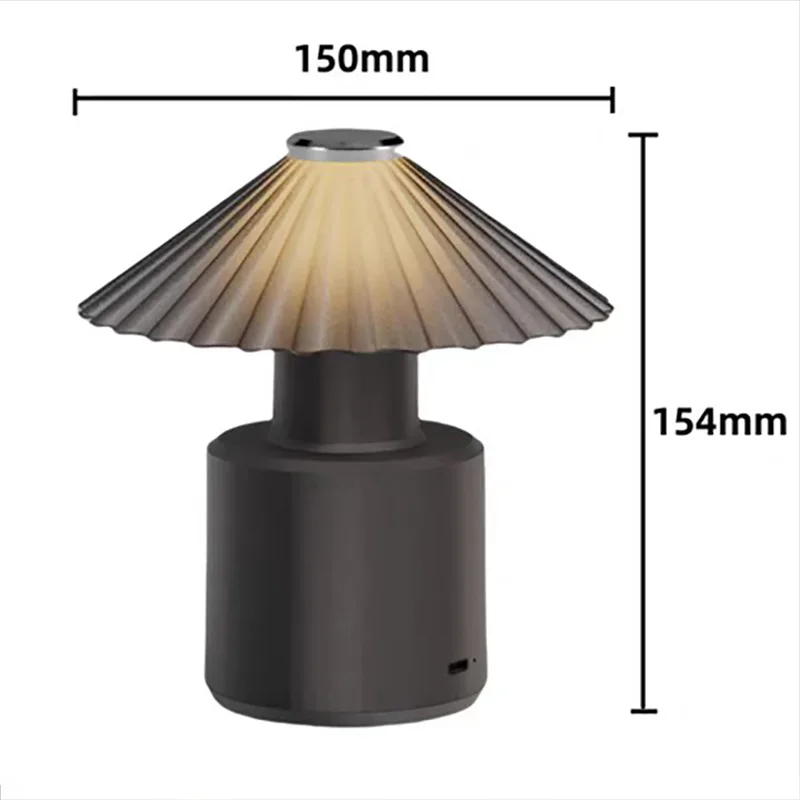 2025 Ricarica nuovo interruttore tattile luce notturna attenuazione lampada da scrivania creativa lampada da comodino camera da letto romantica regalo