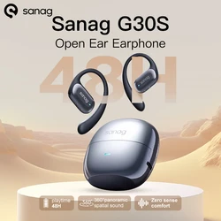 Sanag G30S Open Ear Wireless Earphone Air Conduction Ear Hook 48 Hours Playtime Bluetooth 5.4 OWS Earbuds