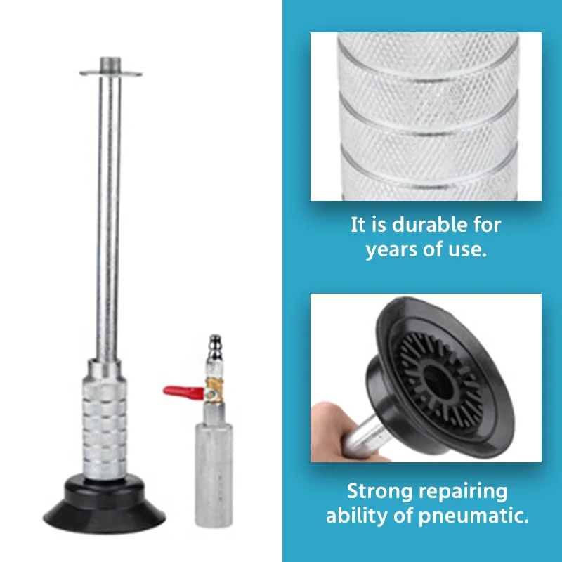 Heavy Duty Air Pneumatic Dent Puller, Car Dent Repair Slide Hammer Tool Kit, Auto Repair Suction Cup, Use with Air Compressor