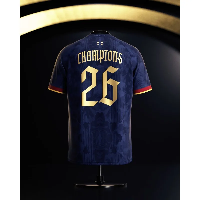 Warm Celebration of The Spanish Football Championship, Spanish Concept Jersey, Champion Number 26, 3D Printed Design