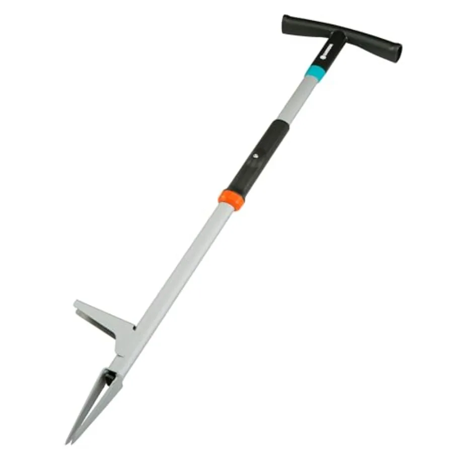 

Gardena 03518 Weed Puller Remover Tool Heavy Duty Stand-Up Garden Hand Weeder Easy Weed Removal Built-in Ejector Long Handle fo