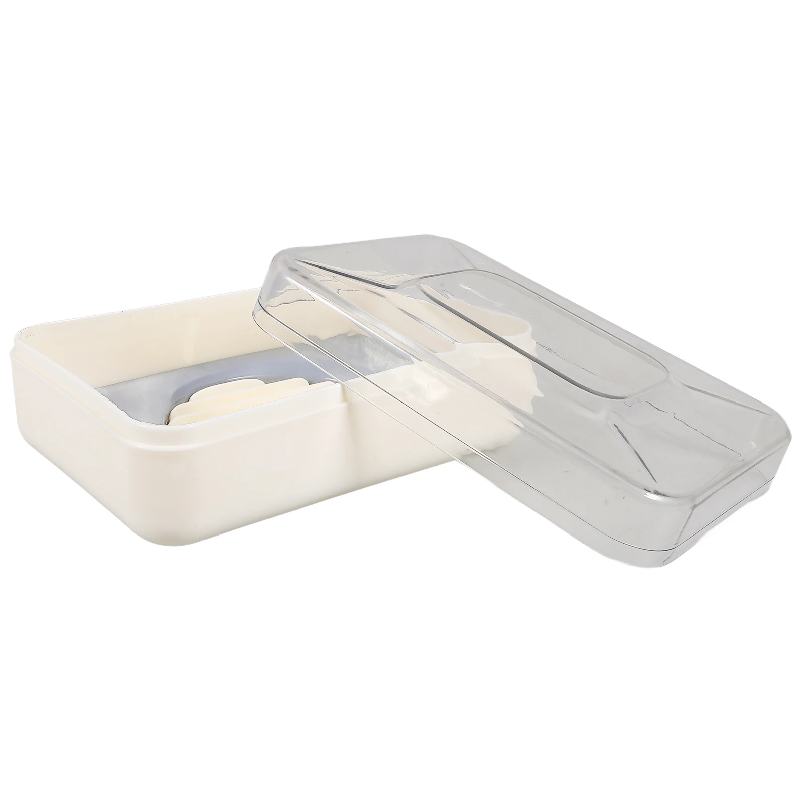 

Dustproof Box Bathroom Dish Containers Travel Cream White Waterproof Portable Lightweight Tight Seal No Leakage Various