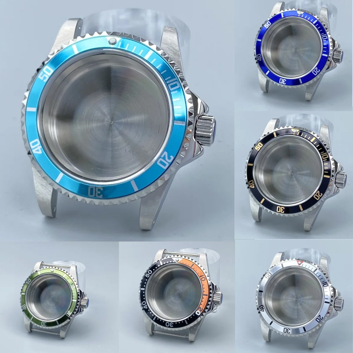 39.5mm NH35 Retro Case Sapphire Glass Stainless Steel 120-Click Bezel For Seiko Mod NH35/NH36 Movement 28.5mm Dial Accessories