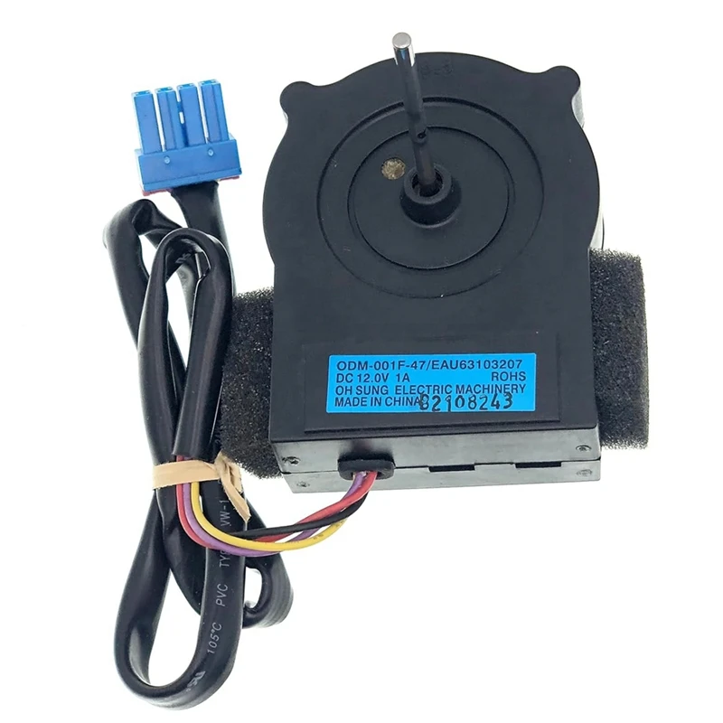 EAU63103207 Refrigerator Evaporator Fan Motor For Kenmore  Refrigerator Fan Motor Assembly DC12V 1A