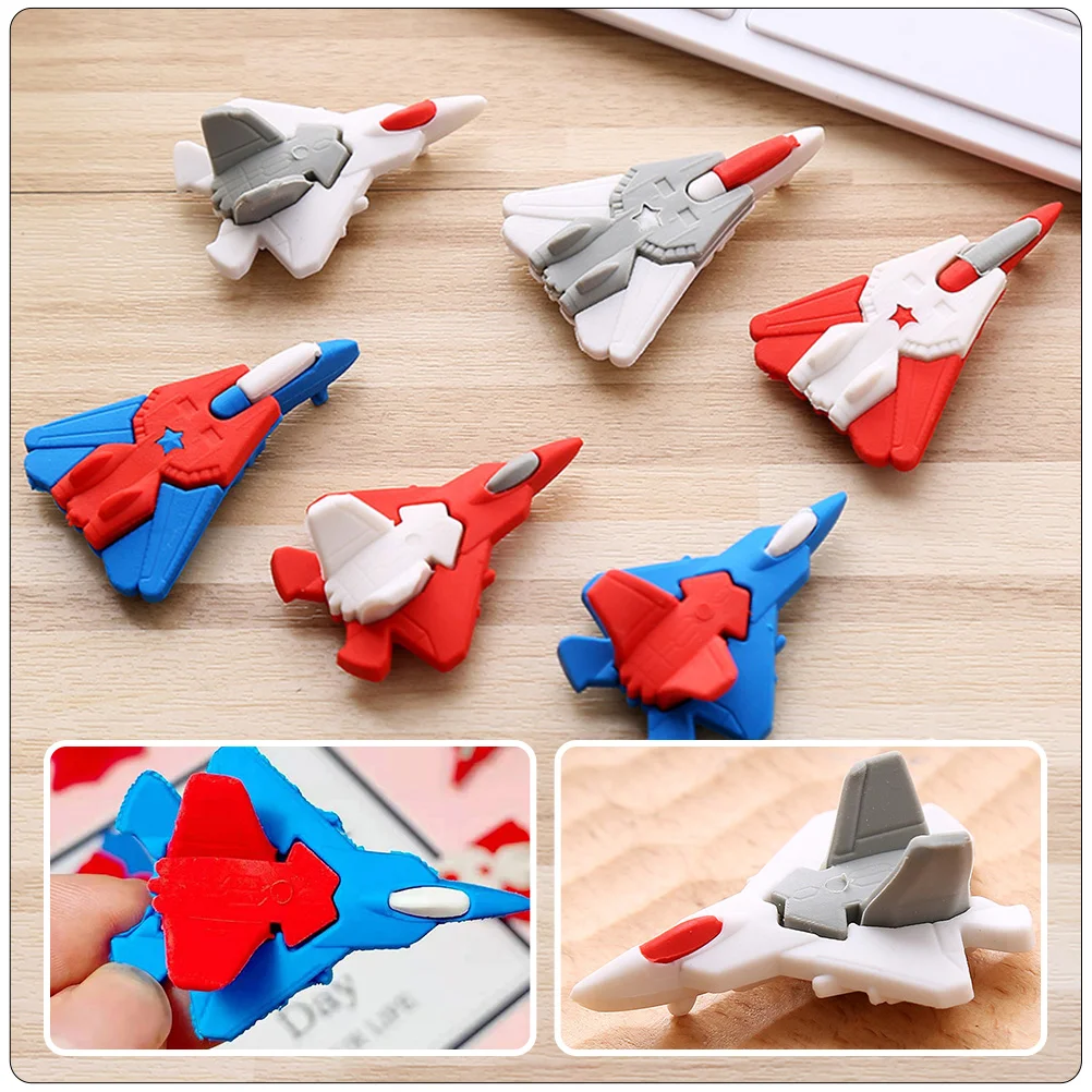 School Eraser Gift Decorative Helicopter Shaped Erasers Cartoon Cute Stationary for Kids