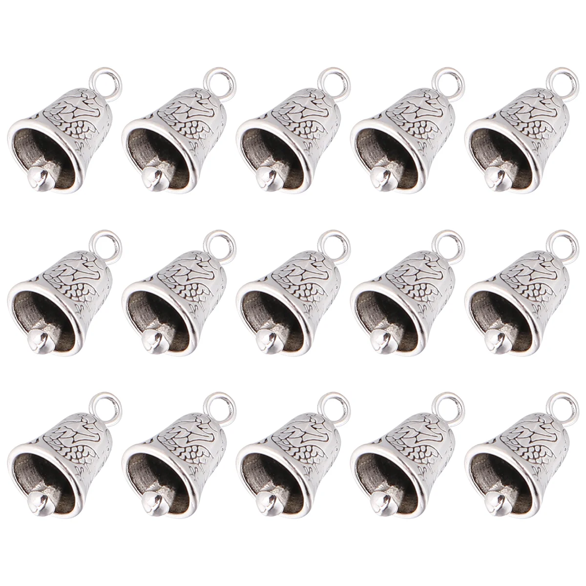 20 Pcs Doorbell Mini Bells Rattle Christmas Decor Small for Crafts Wind Chimes