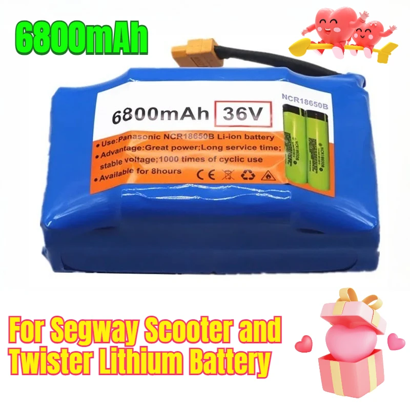 

36V 6800mAh 10S2P 42V for Segway Scooter and Twister Lithium Battery