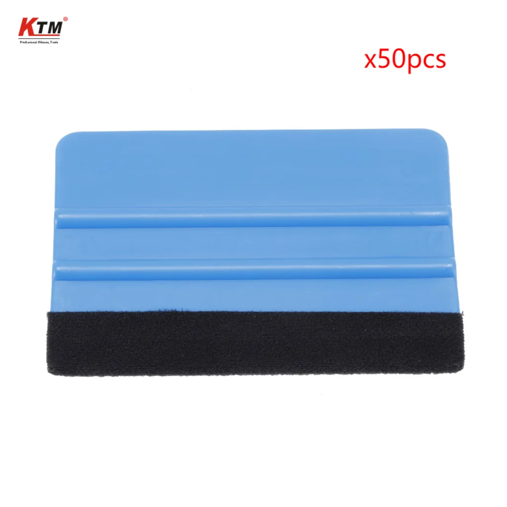 50 Pieces HARD Plastic Squeegee Auto Wrap Carbon Stickers Vinyl Wrapping Installing Tool