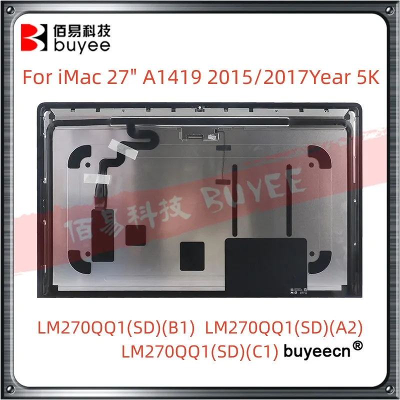 

New Original LM270QQ1(SD)(B1) LM270QQ1(SD)(A2) LM270QQ1(SD)(C1) LCD Screen For iMac 27" A1419 5K LCD Display Assembly 2015 2017