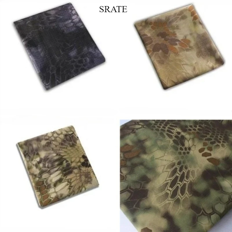 

1.5m Camouflage Fabrics OIutdoor Thickened Black Printed Desert Python Pattern Camo Clothing Fabric Hunting Sewing DIY