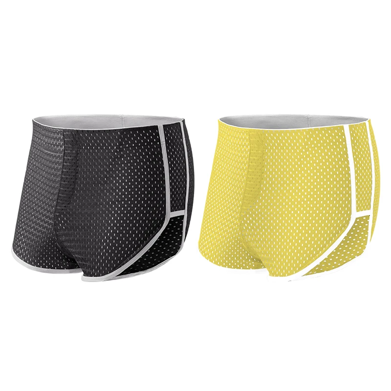 Men's Aloha pants-style ice-silk underwear. For boys in summer, suitable for teenagers. Boxer shorts, loose-fitting, with a uniq
