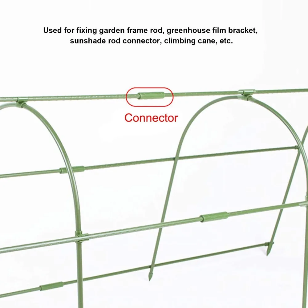 12PCS Plastic Plant Stake Connector Multi-Purpose 11mm /16mm Plant Support Connector Easy to use Garden Accessory Sunscreen Shed