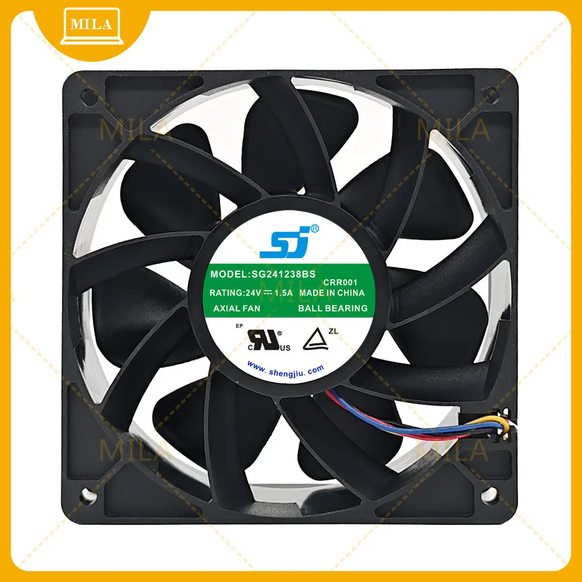 New For SJ 4 5 6 8 9 12CM DC12/24V Inverter Welding Machine Cabinet Chassis Cooling Fan