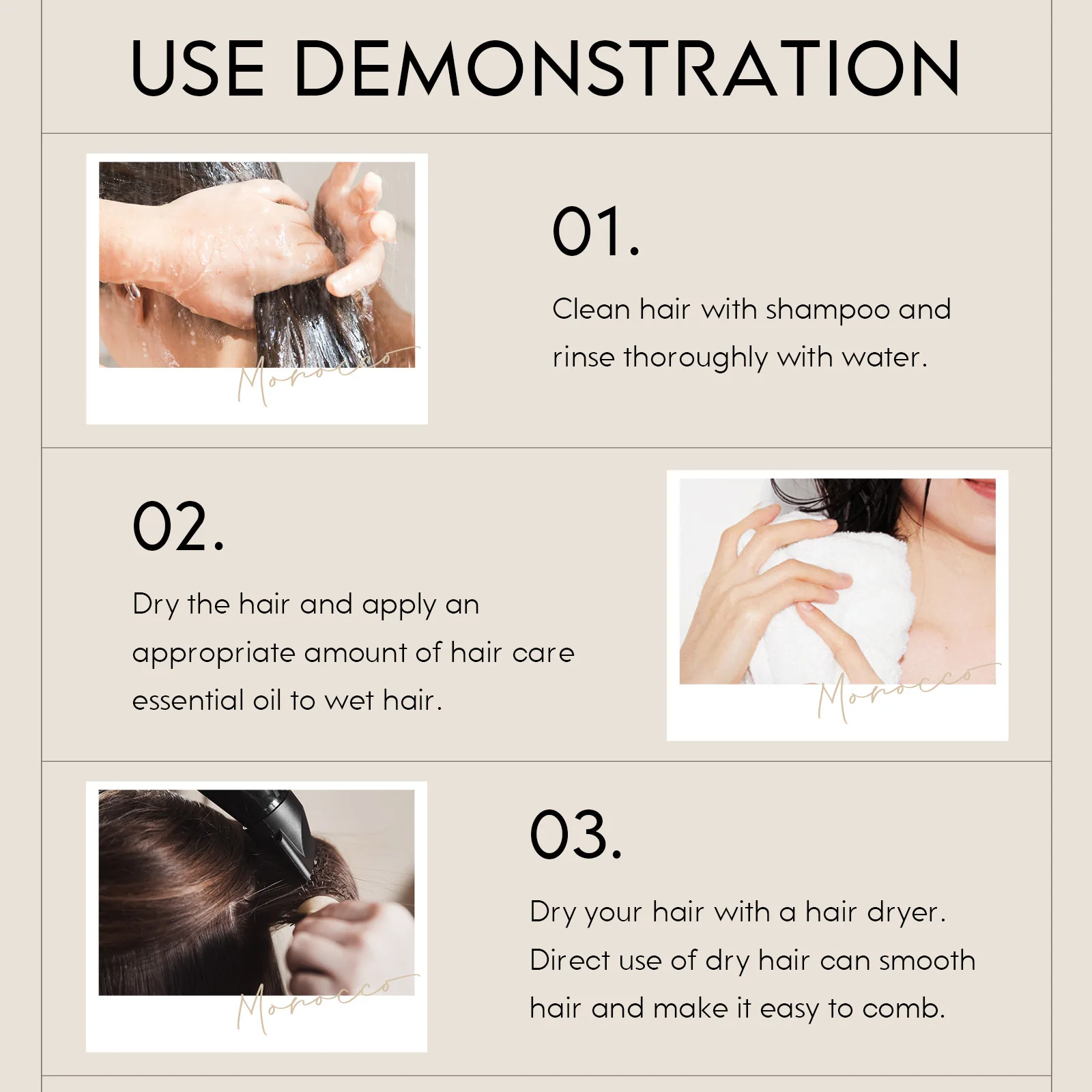 زيت مغربي عطري 40 مللي للعناية بالشعر زيت الأركان النقي منتجات الشعر للمرأة لأنواع الشعر الجاف العناية بالشعر متعدد الوظائف #4