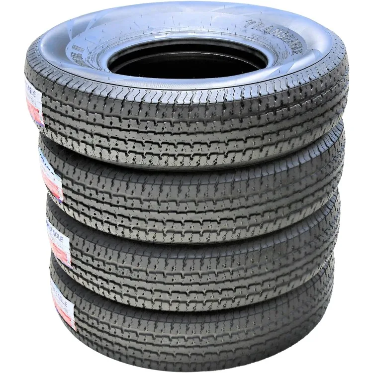 ST Radial II Premium Trailer Radial Tires-ST225/75R15 225/75/15 225/75-15 117/112L Load Range E LRE 10-Ply BSW Black Side Wall