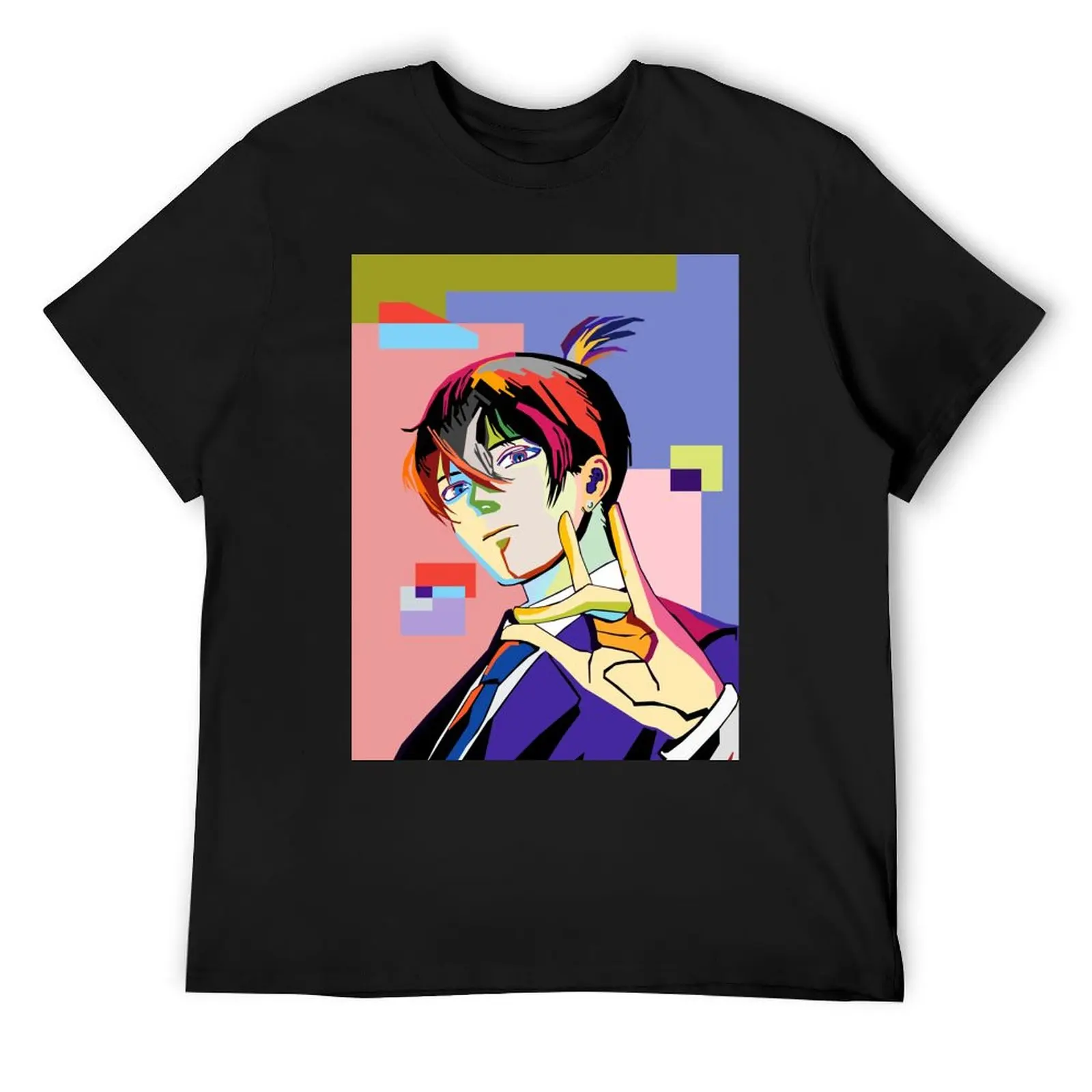 

Mikigal GUI wpap pop art T-Shirt boys whites customs design your own tees t shirts men