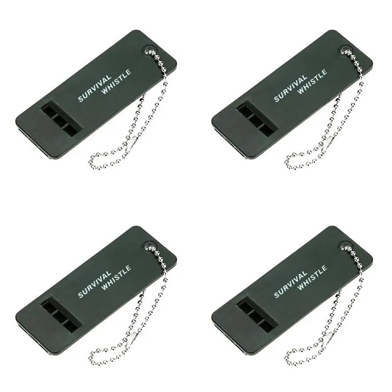 

B06C-4X 3 Frequency Whistle Outdoor Survival Whistle Keychain Rugby Referee Camping Emergency Survival Whistle Outdoor Tools